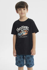 Polera Slim Niño Negro