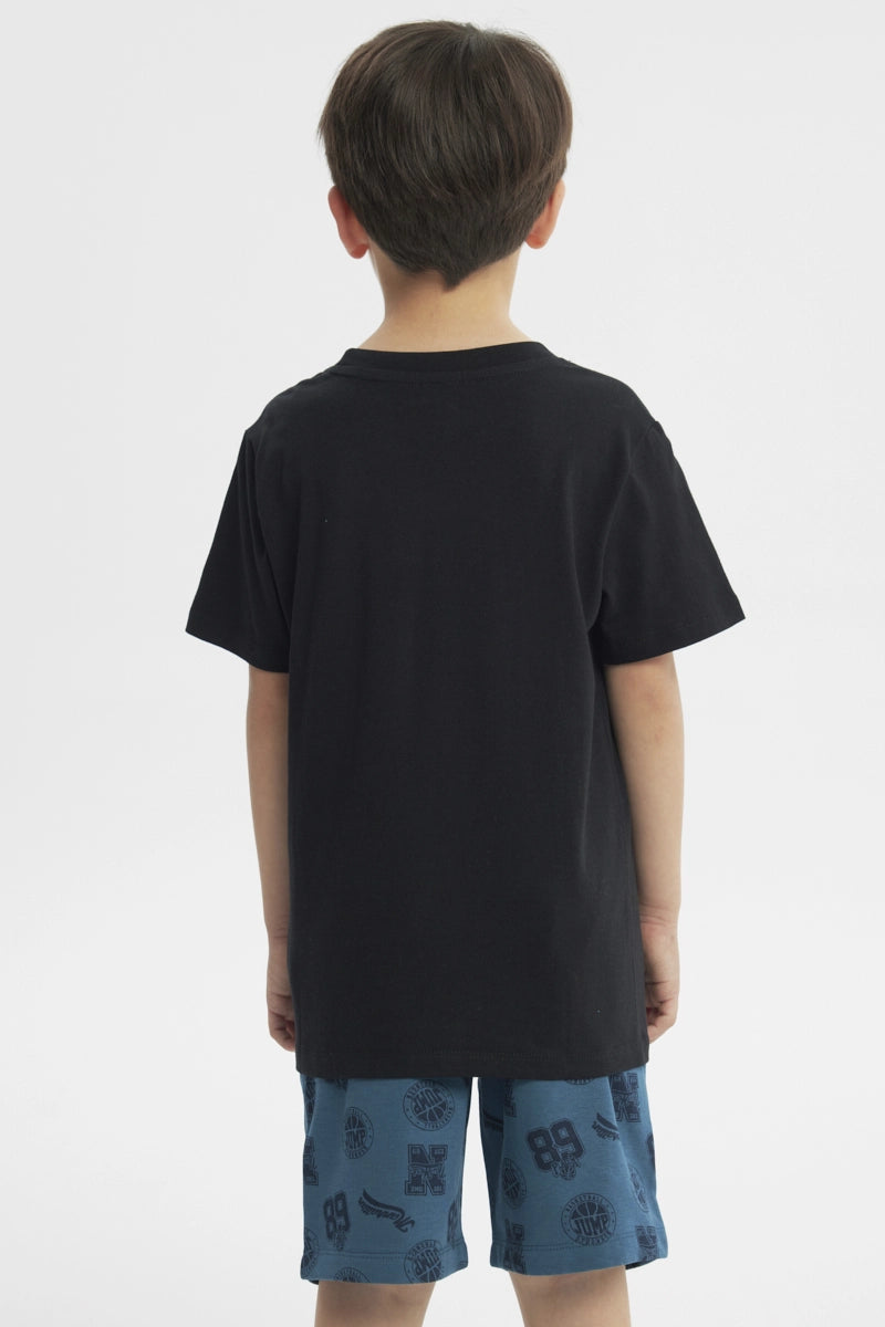 Polera Slim Niño Negro