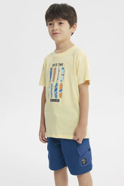 Polera Slim Niño Amarillo