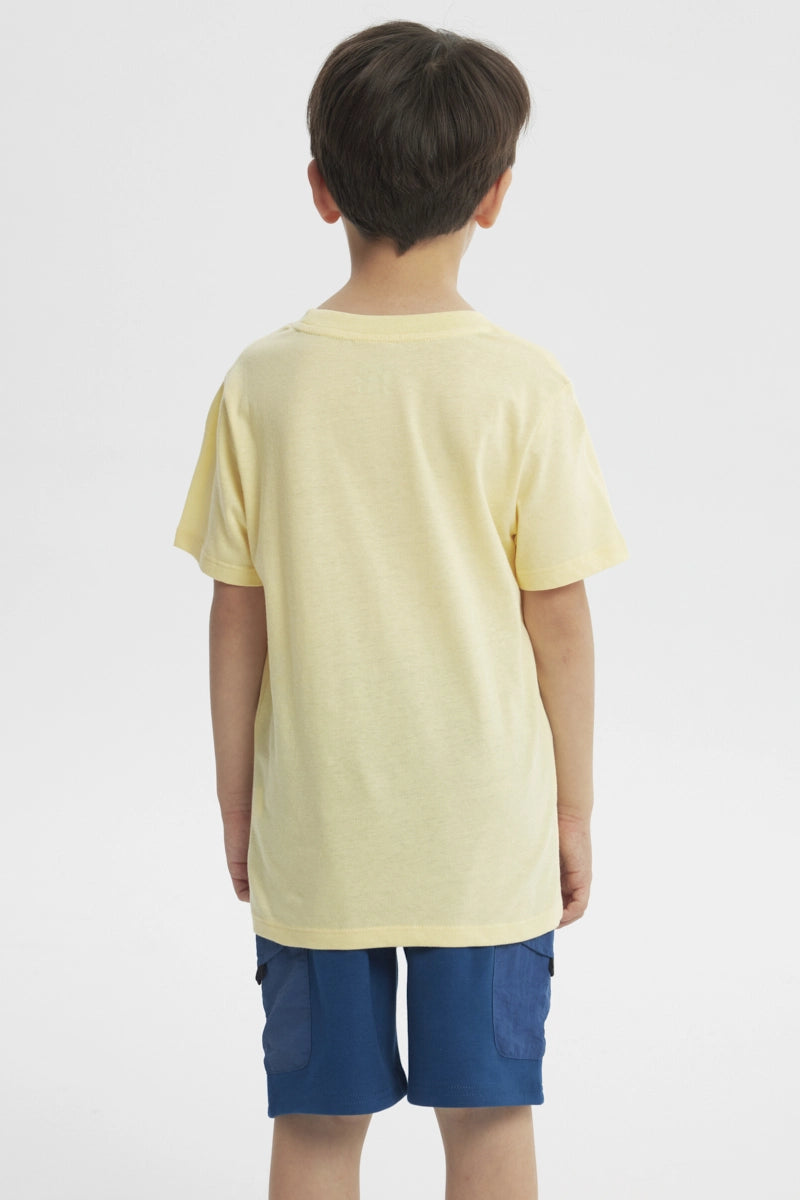 Polera Slim Niño Amarillo