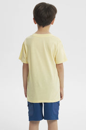 Polera Slim Niño Amarillo