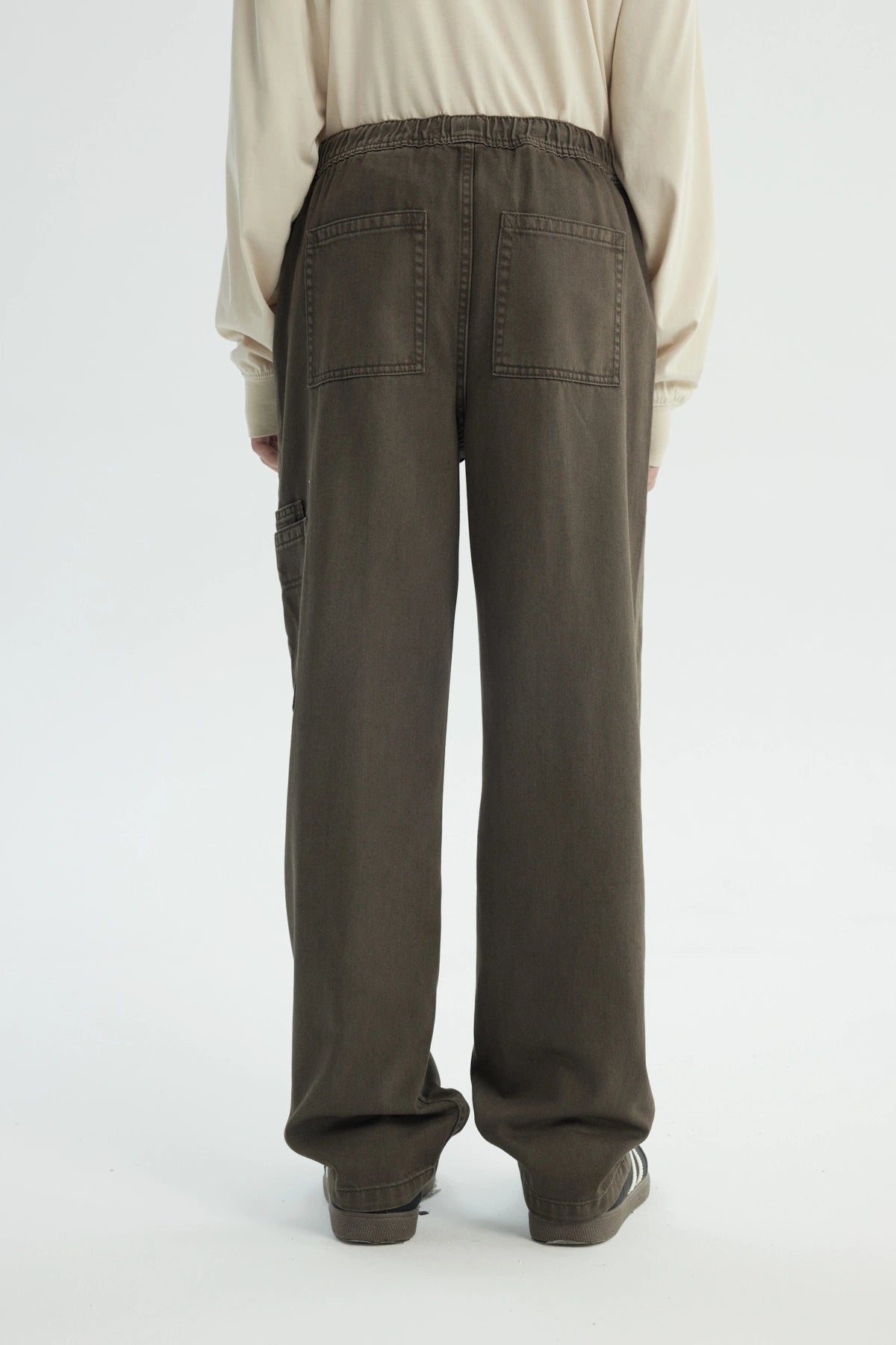Pantalón Niño Amplio Café