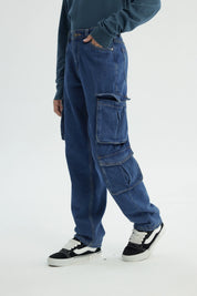 Jeans Niño Baggy Azul