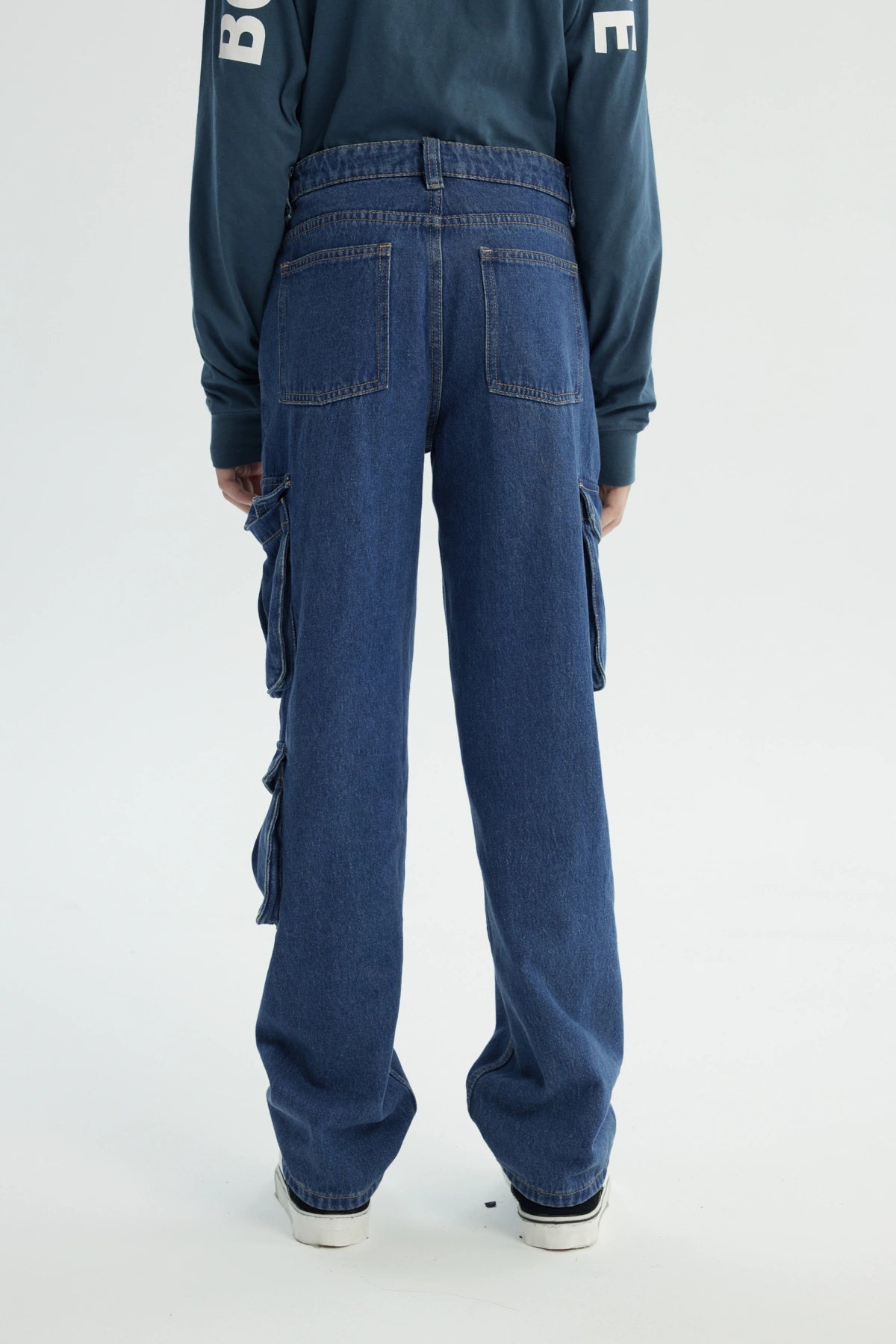 Jeans Niño Baggy Azul