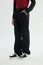 Jeans Niño Straight Negro