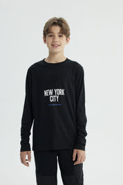 Polera Niño Regular Negro