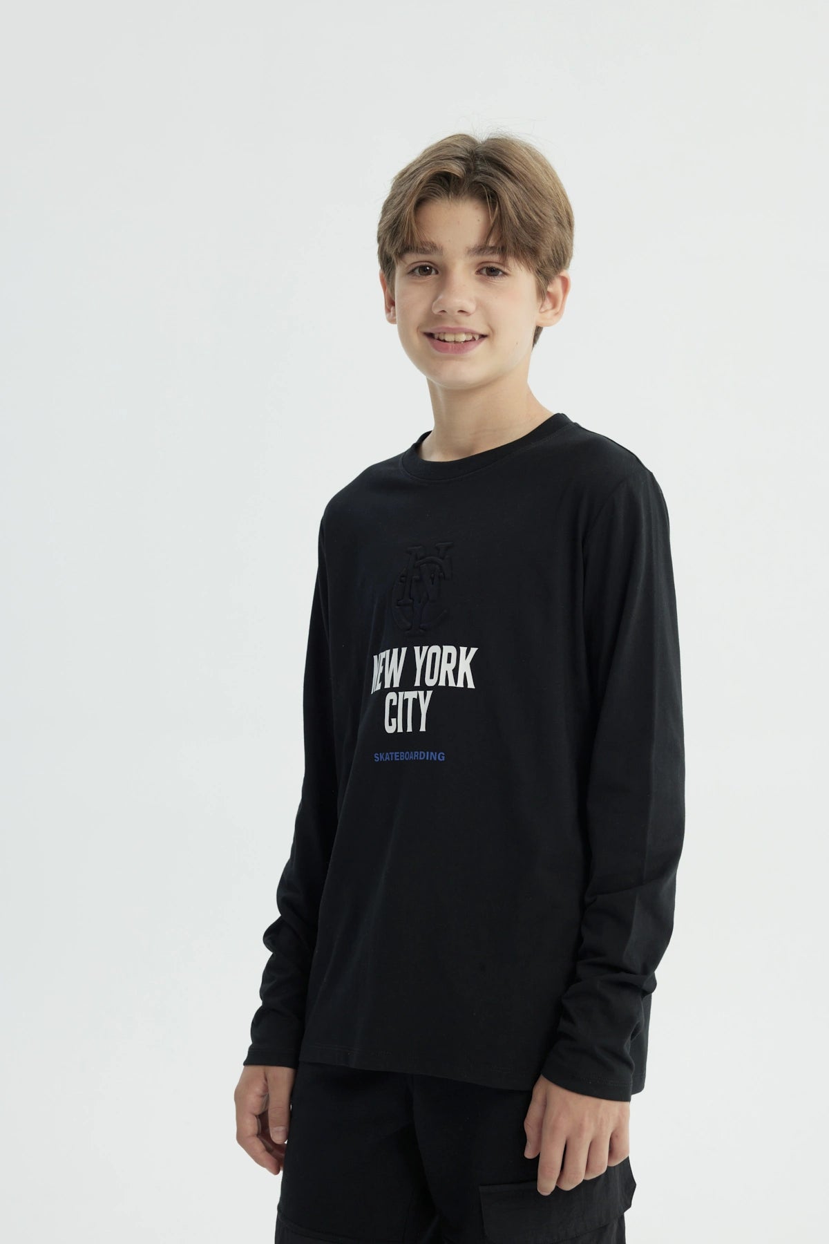 Polera Niño Regular Negro