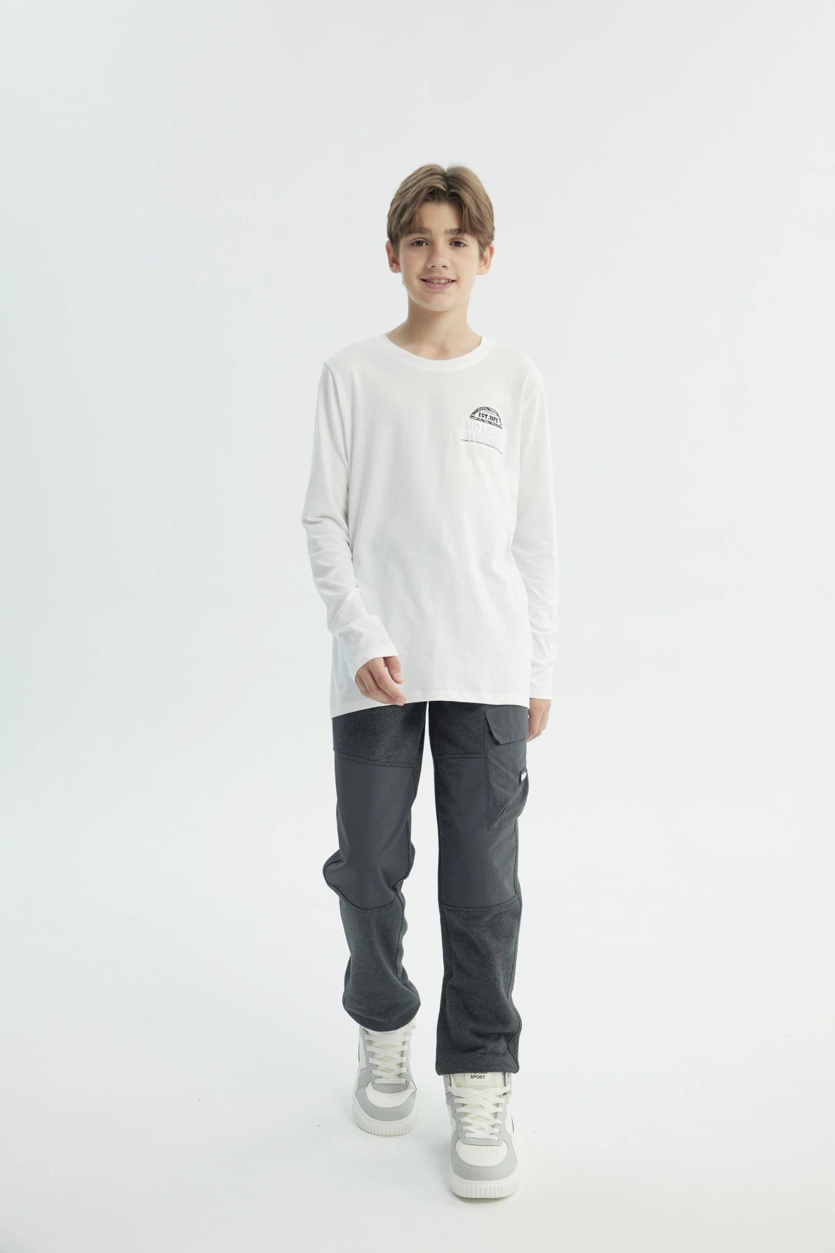 Polera Niño Regular Crudo