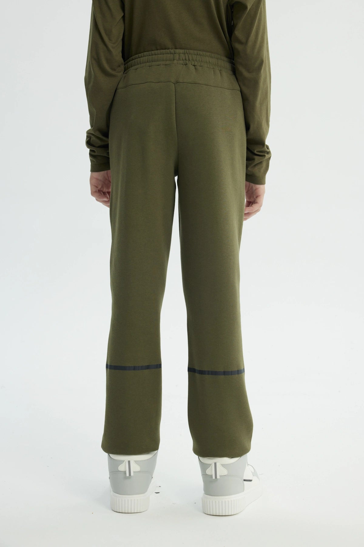 Pantalón Buzo Niño Clásico Verde Militar