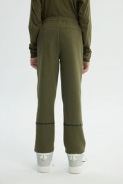 Pantalón Buzo Niño Clásico Verde Militar