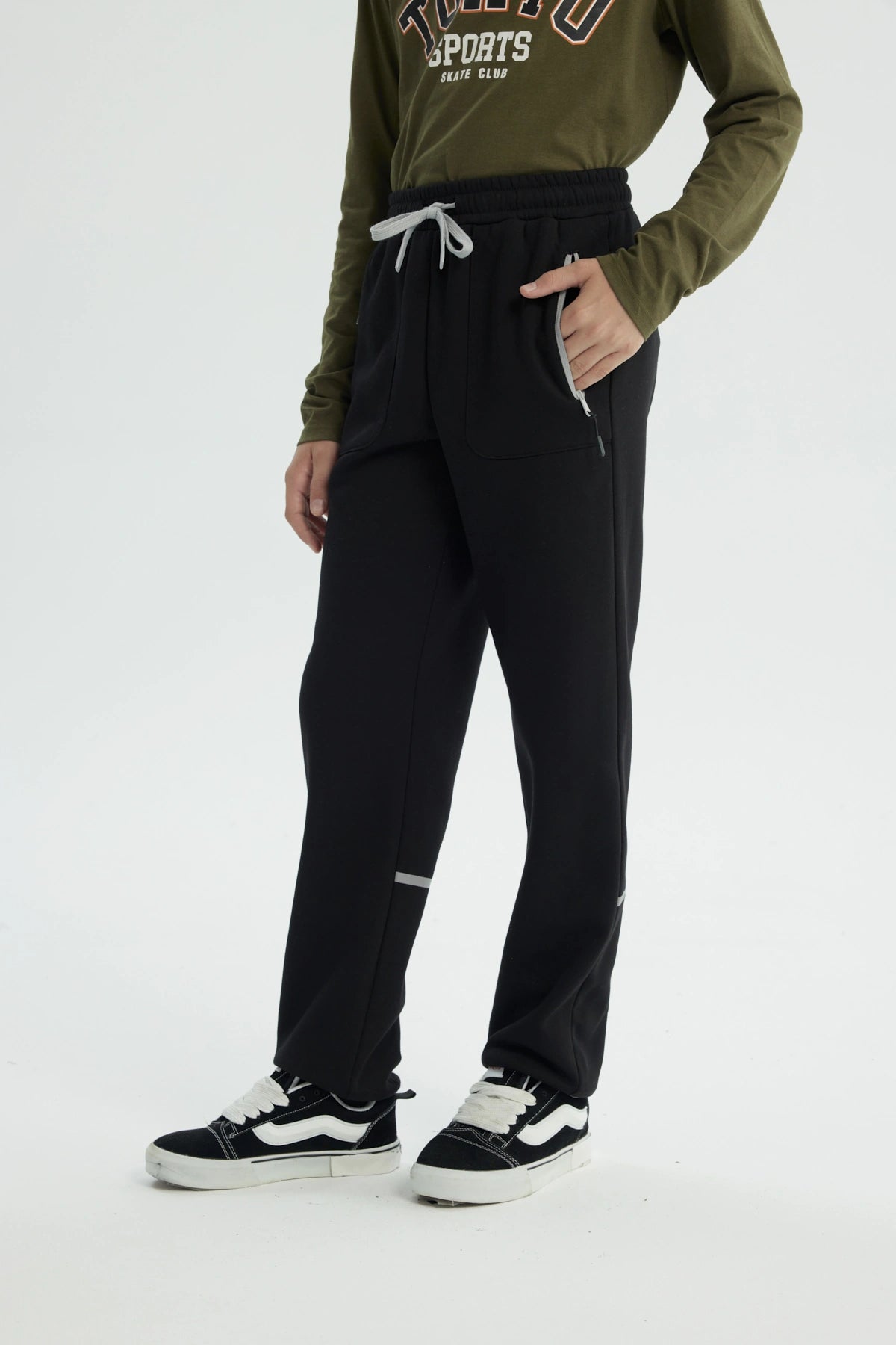 Pantalón Buzo Niño Clásico Negro
