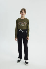Pantalón Buzo Niño Clásico Negro