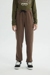 Pantalón Buzo Niño Clásico Café