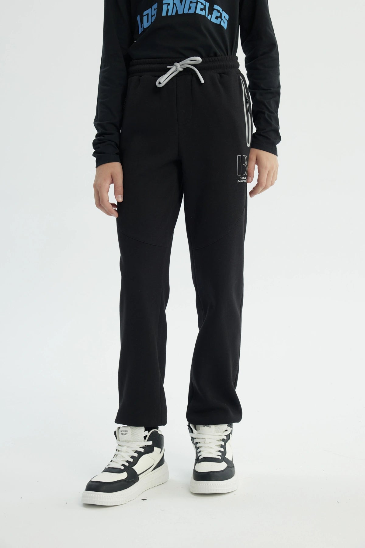 Pantalón Buzo Niño Clásico Negro