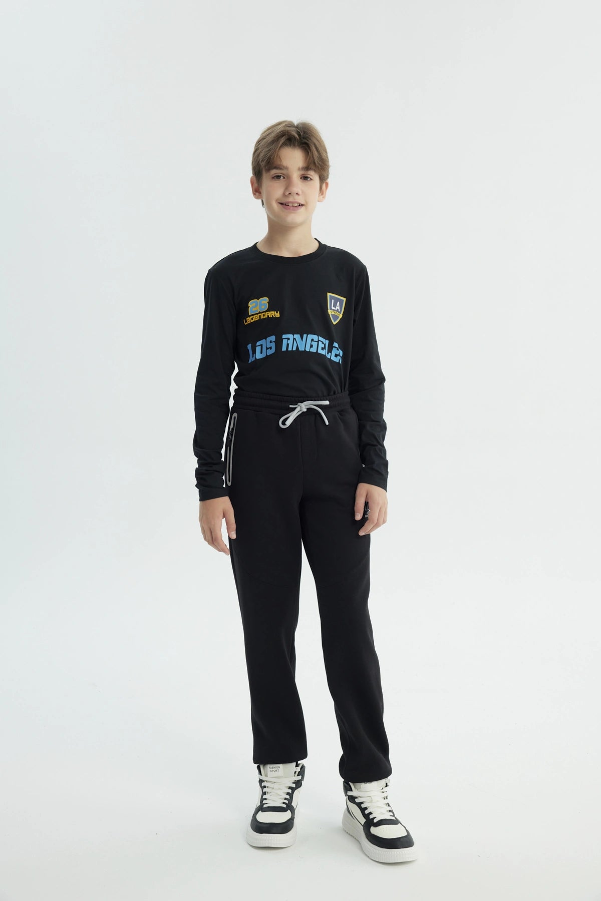 Pantalón Buzo Niño Clásico Negro