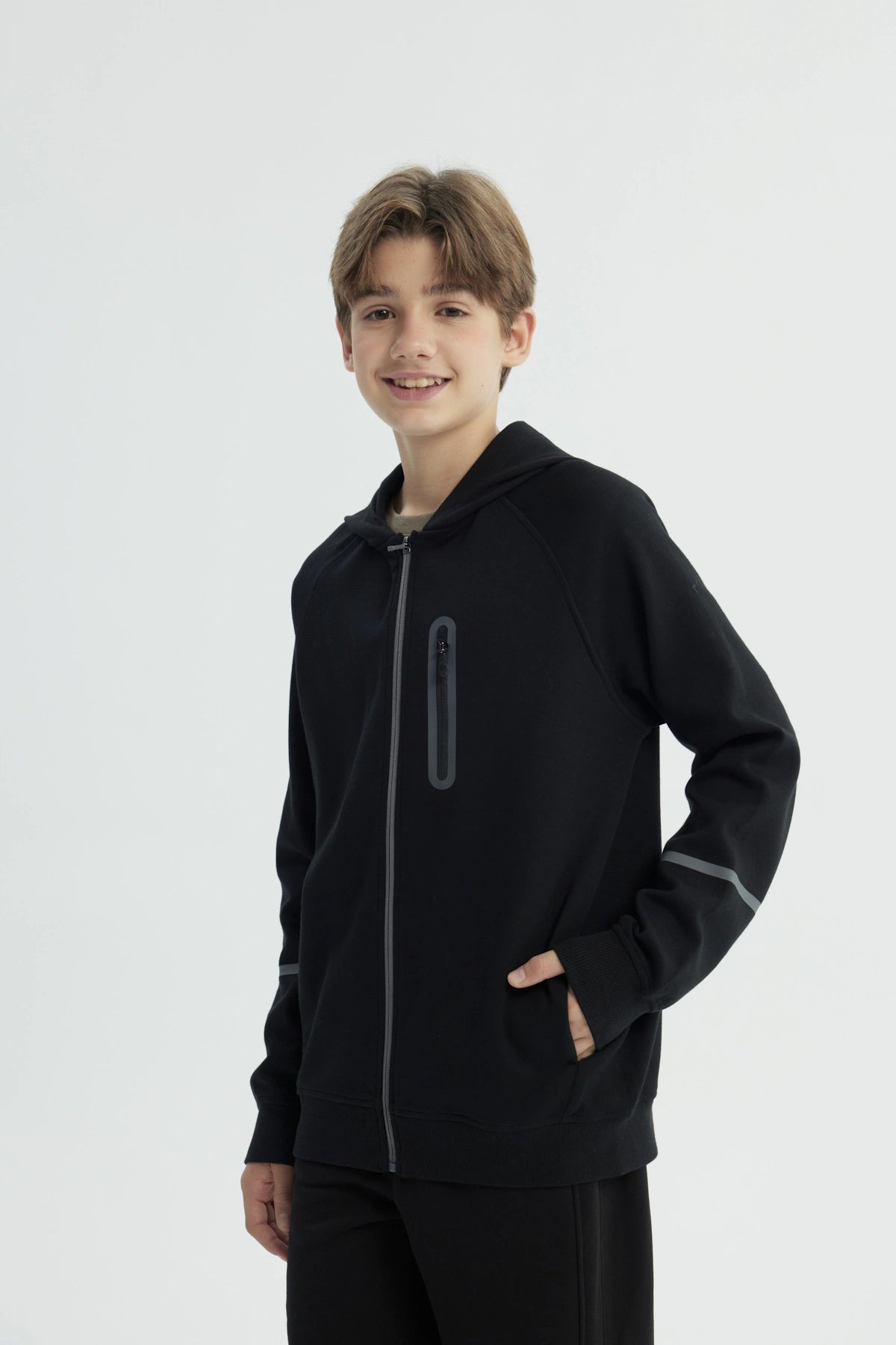 Polerón Niño Regular Negro