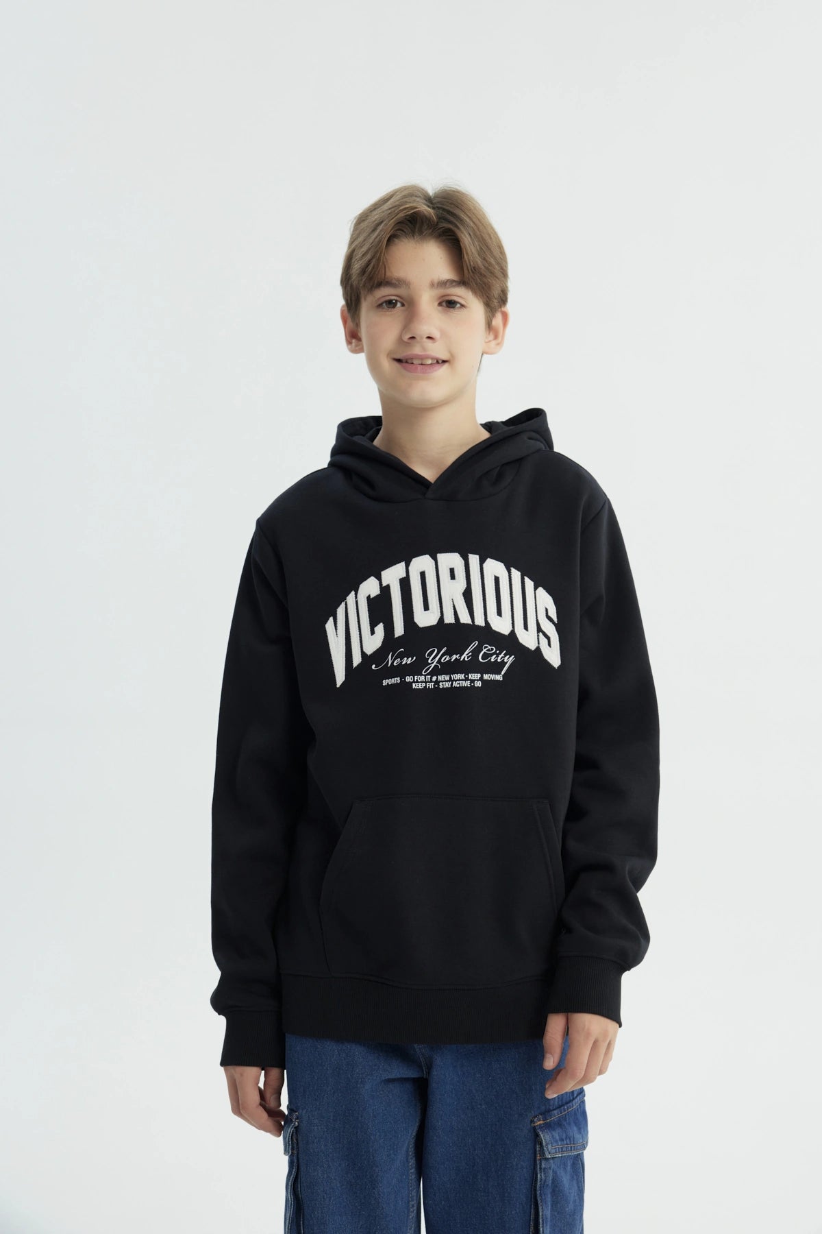 Polerón Niño Regular Negro
