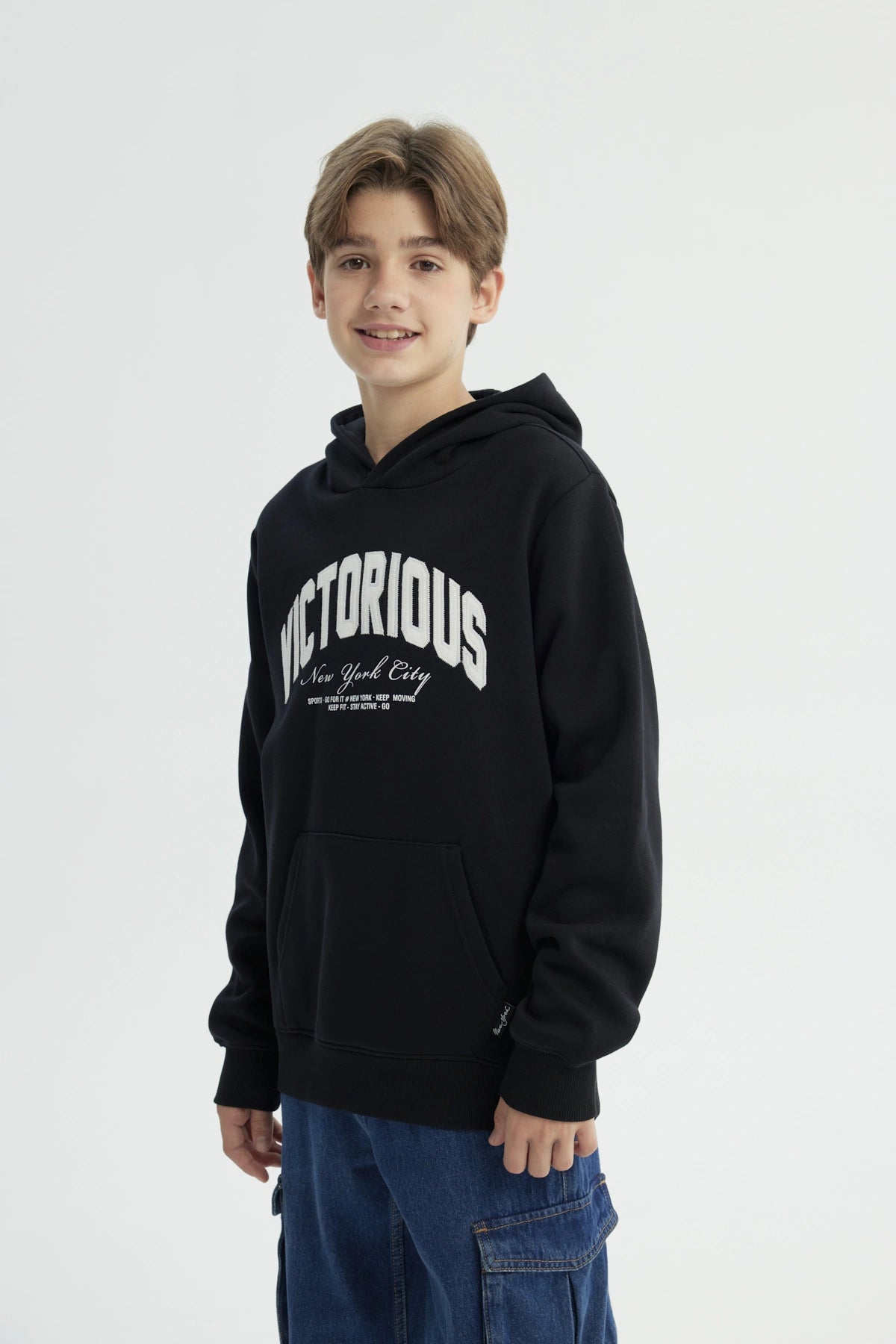 Polerón Niño Regular Negro