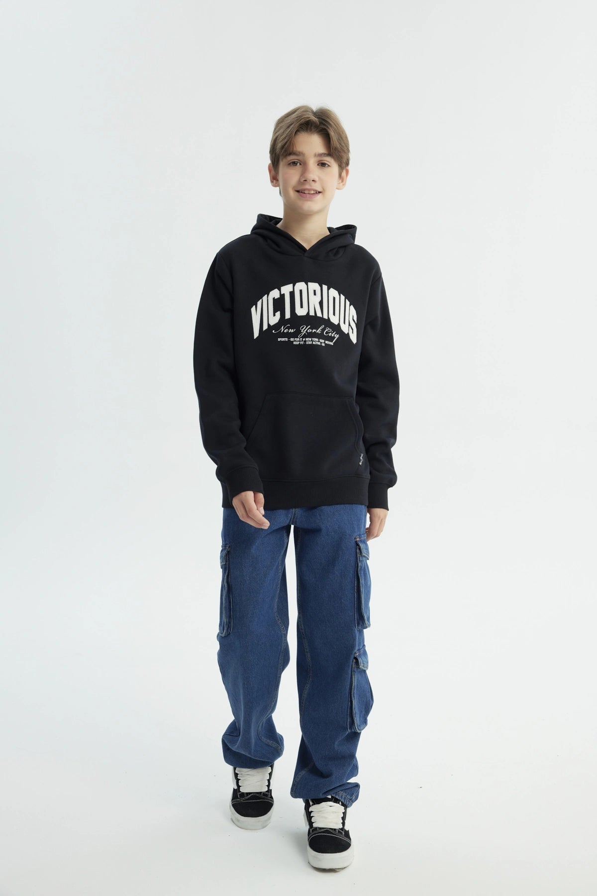 Polerón Niño Regular Negro