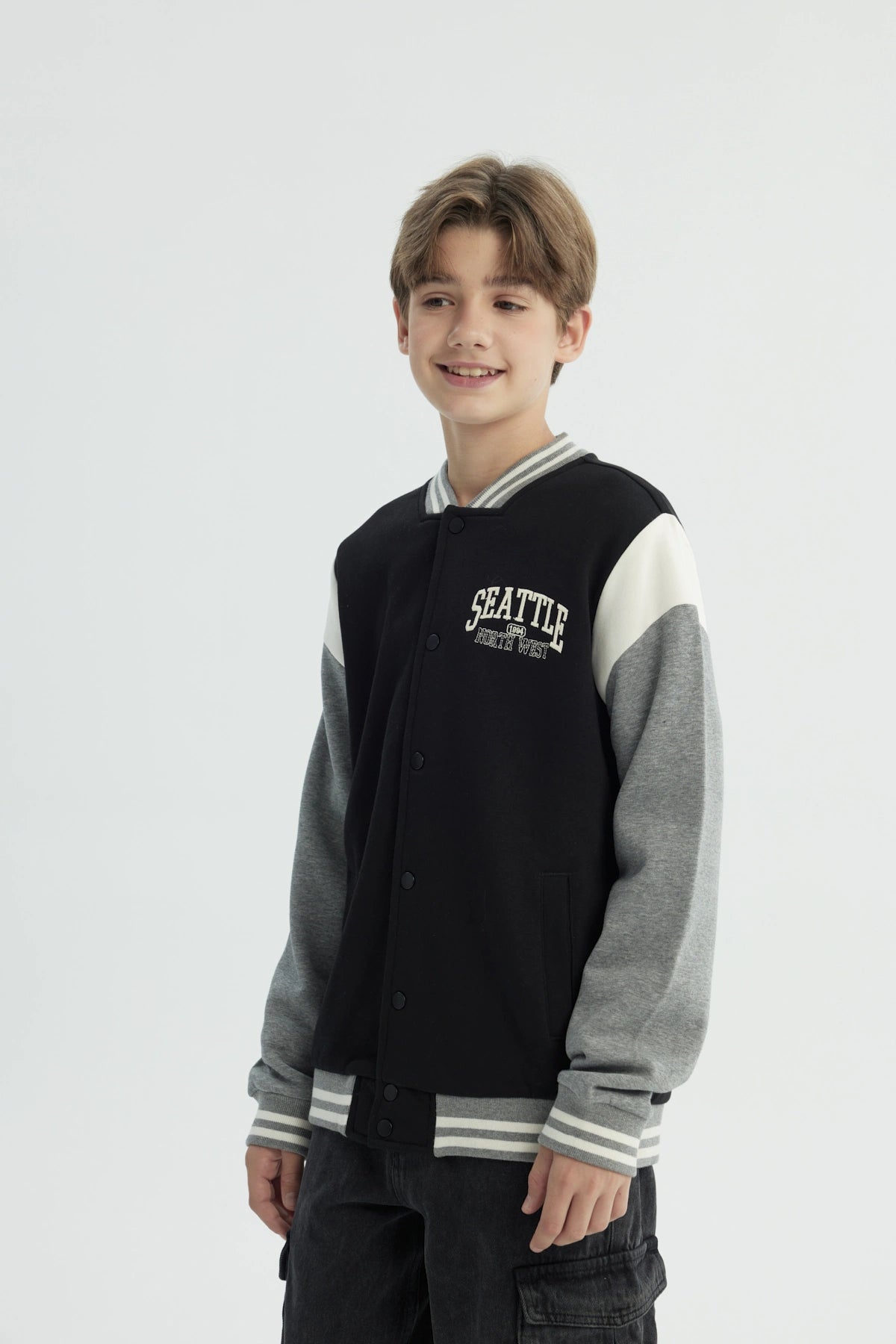 Polerón Niño Slim Negro