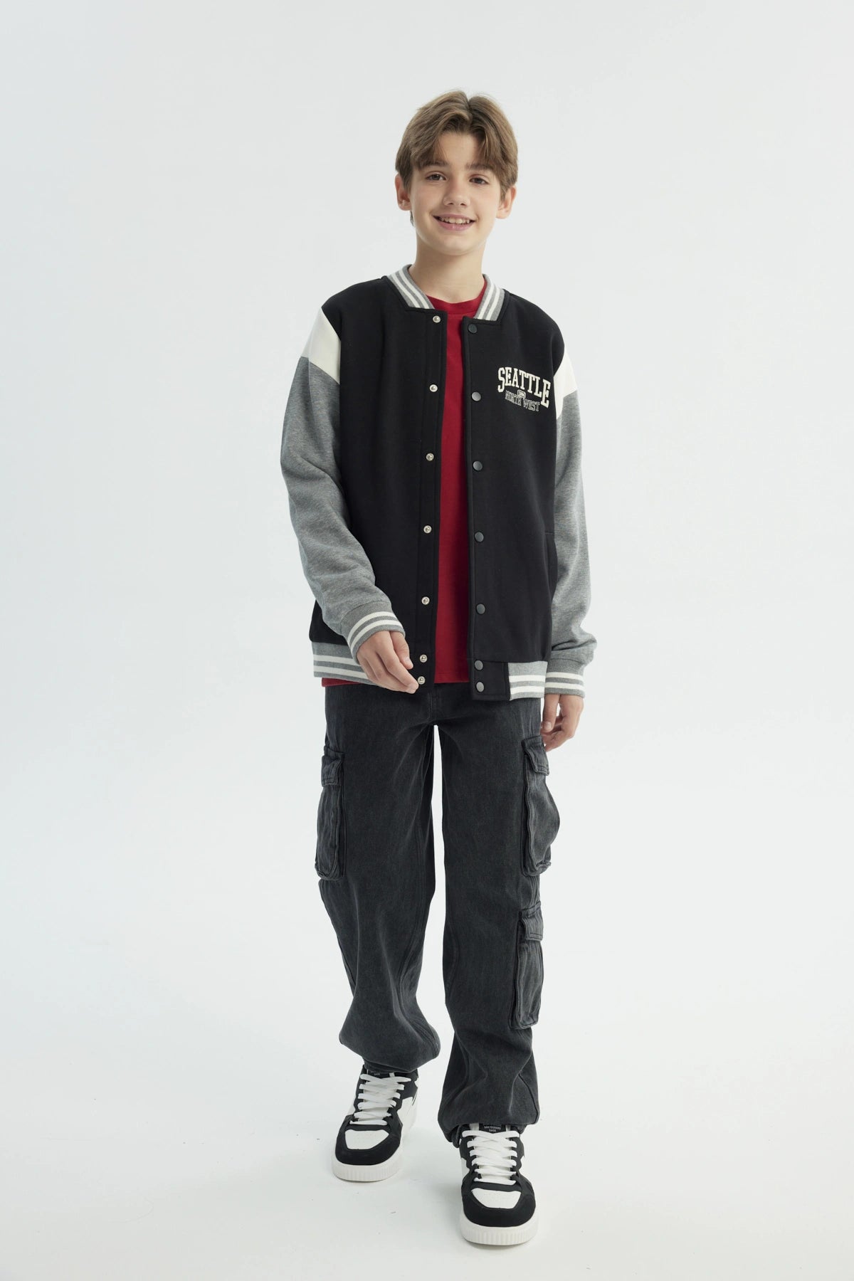 Polerón Niño Slim Negro