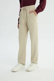 Pantalón Buzo Niño Pitillo Beige