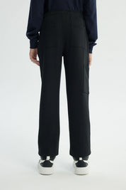 Pantalón Buzo Niño Pitillo Negro