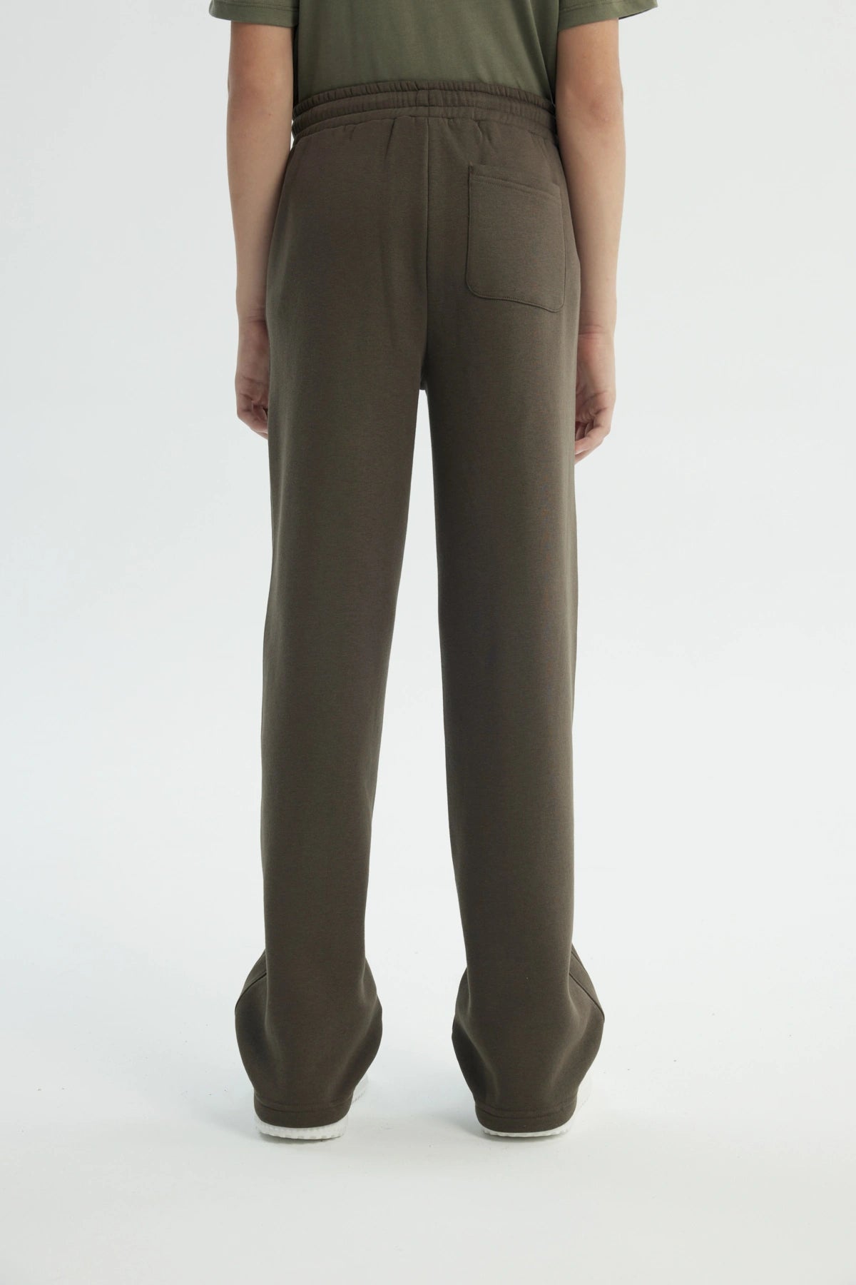Pantalón Buzo Niño Amplio Café