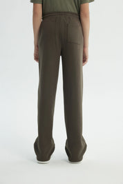 Pantalón Buzo Niño Amplio Café