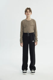 Pantalón Buzo Niño Amplio Negro