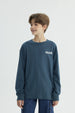 Polera Niño Classic Azul Petroleo