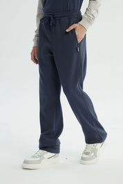 Pantalón Buzo Niño Pitillo Azul Oscuro