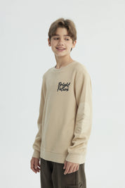 Polerón Niño Regular Beige