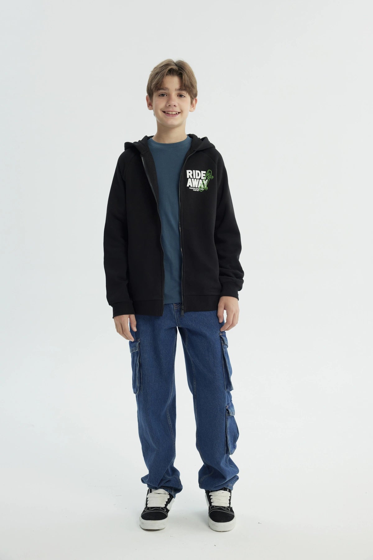 Polerón Niño Regular Negro