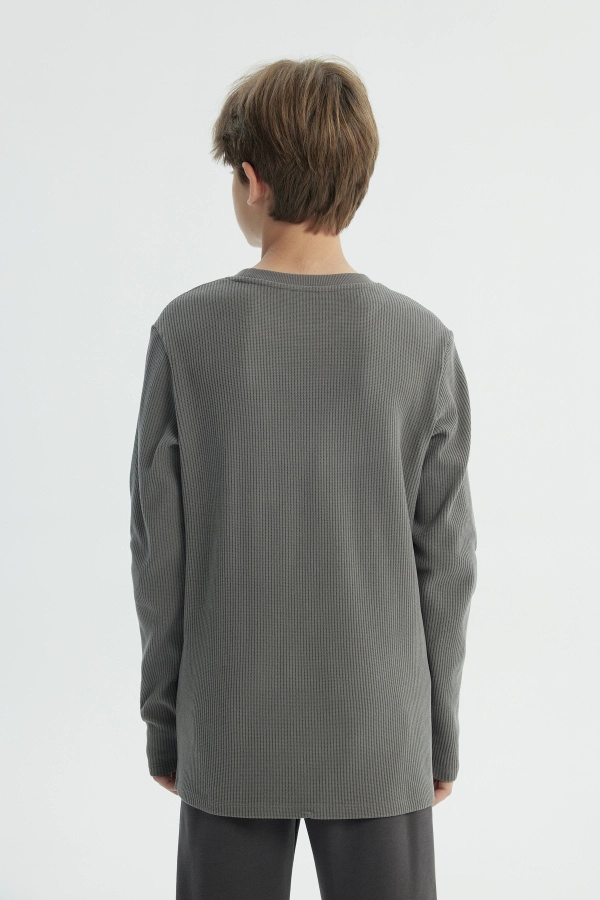 Polera Niño Regular Gris