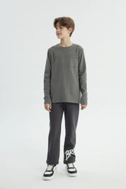 Polera Niño Regular Gris