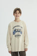 Polera Niño Oversize Crudo