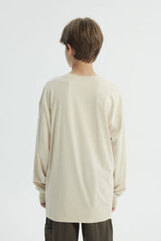 Polera Niño Oversize Crudo
