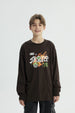 Polera Niño Oversize Café Oscuro