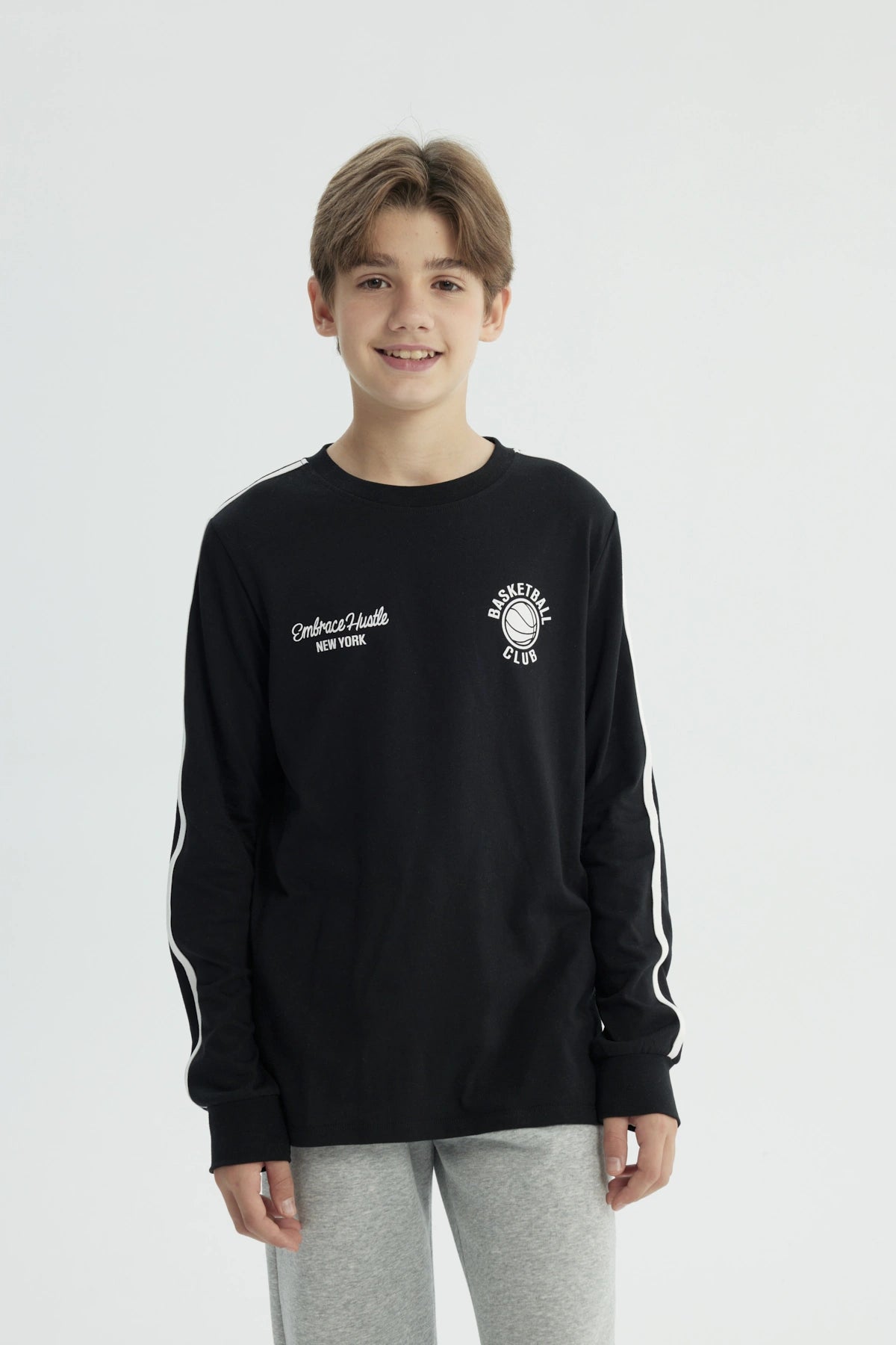 Polera Niño Regular Negro