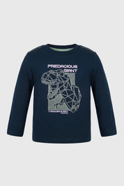 Polera Niño Regular Azul Oscuro