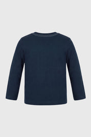 Polera Niño Regular Azul Oscuro