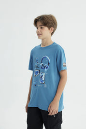 Polera Niño Regular Petroleo