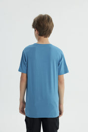 Polera Niño Regular Petroleo