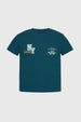 Polera Niño Classic Azul Petroleo