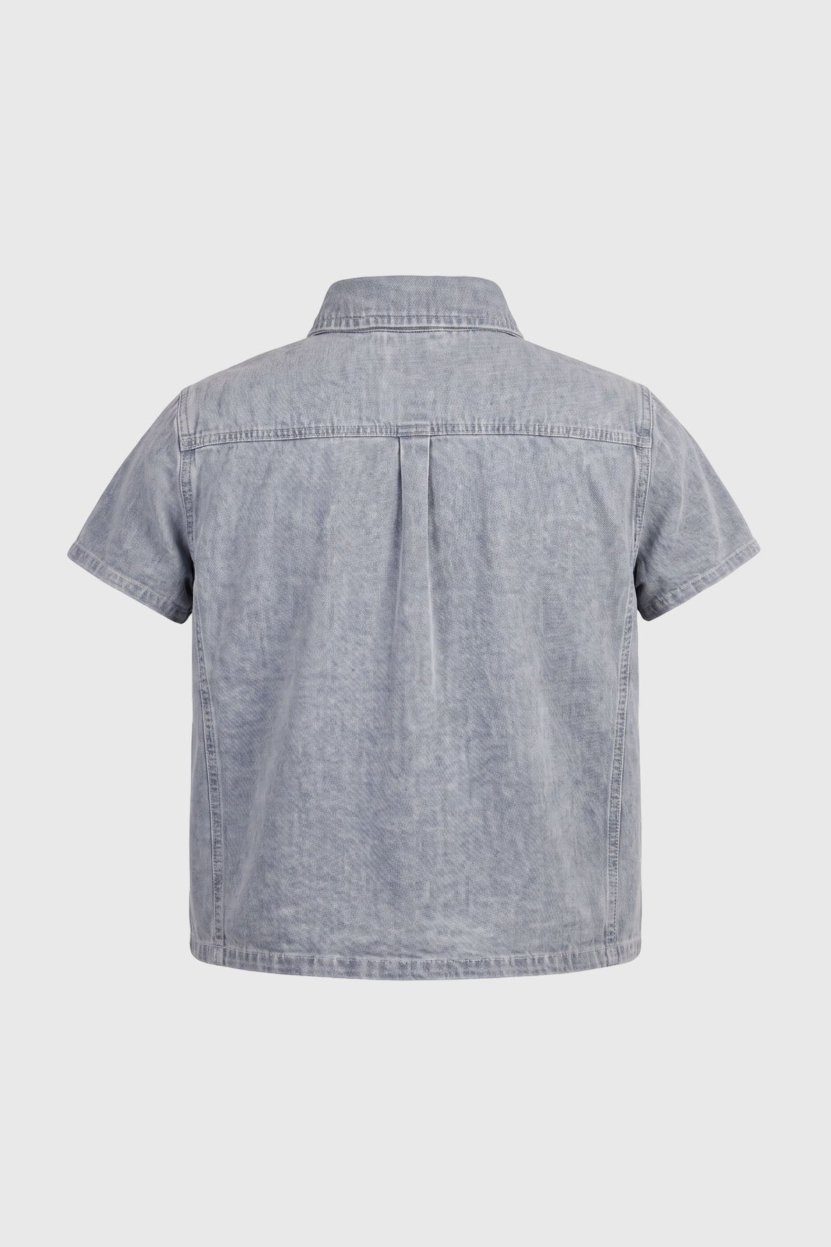 Camisa Regular Niño Azul Claro