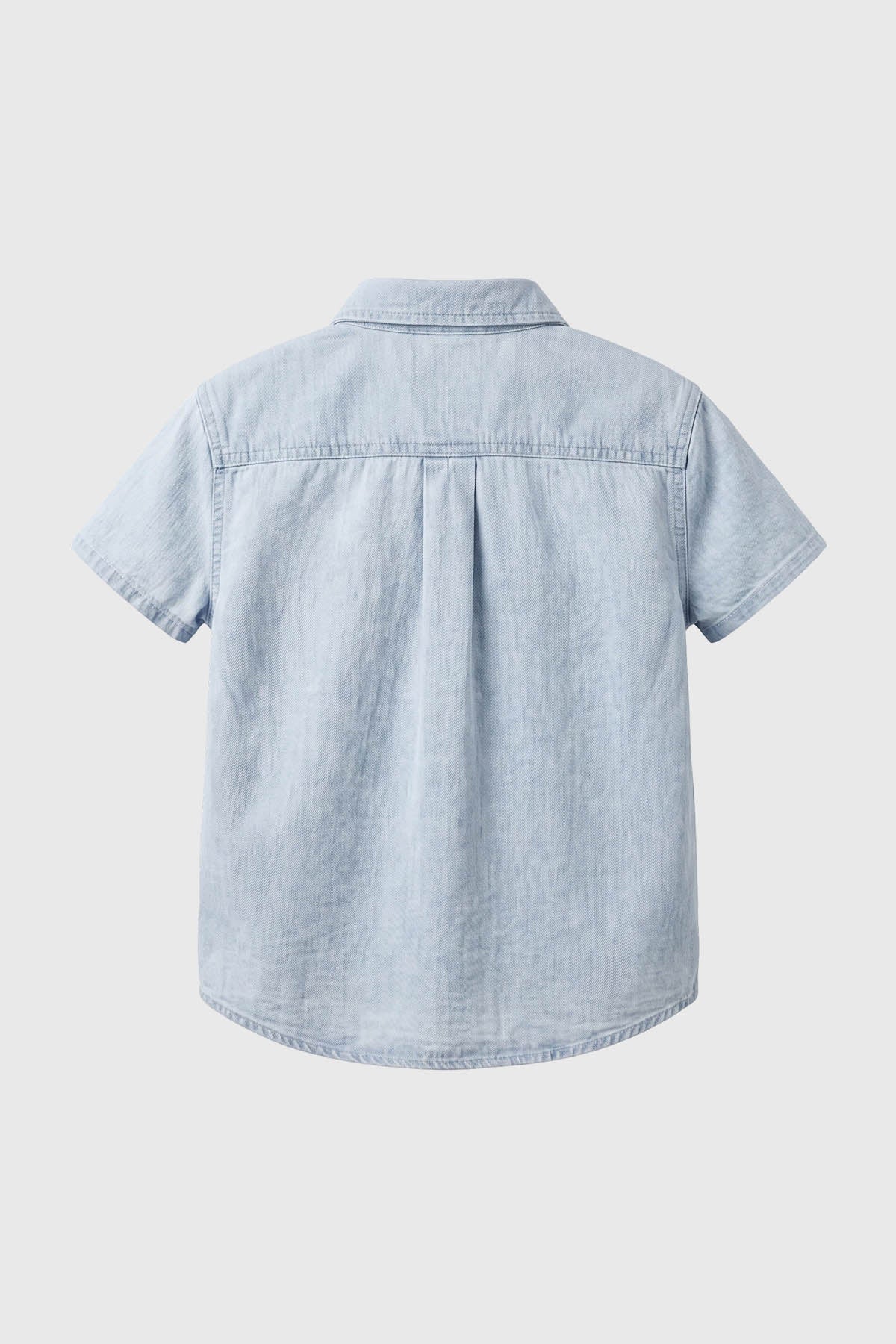 Camisa Regular Niño Azul Claro