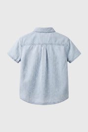 Camisa Regular Niño Azul Claro