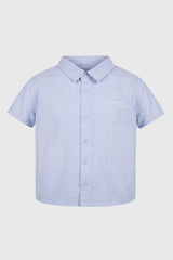 Camisa Slim Niño Celeste