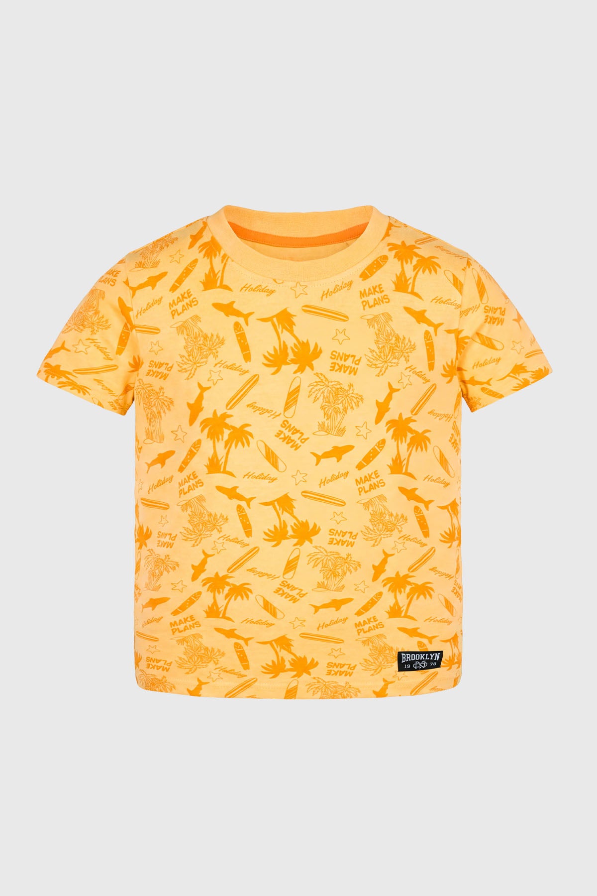 Polera Regular Niño Amarillo